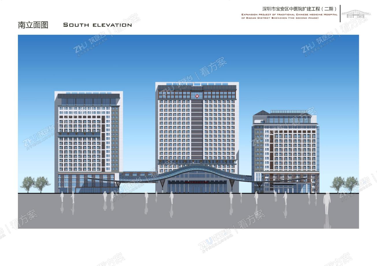 深圳市宝安区中医院扩建工程项目 | “品”字形建筑群的诠释