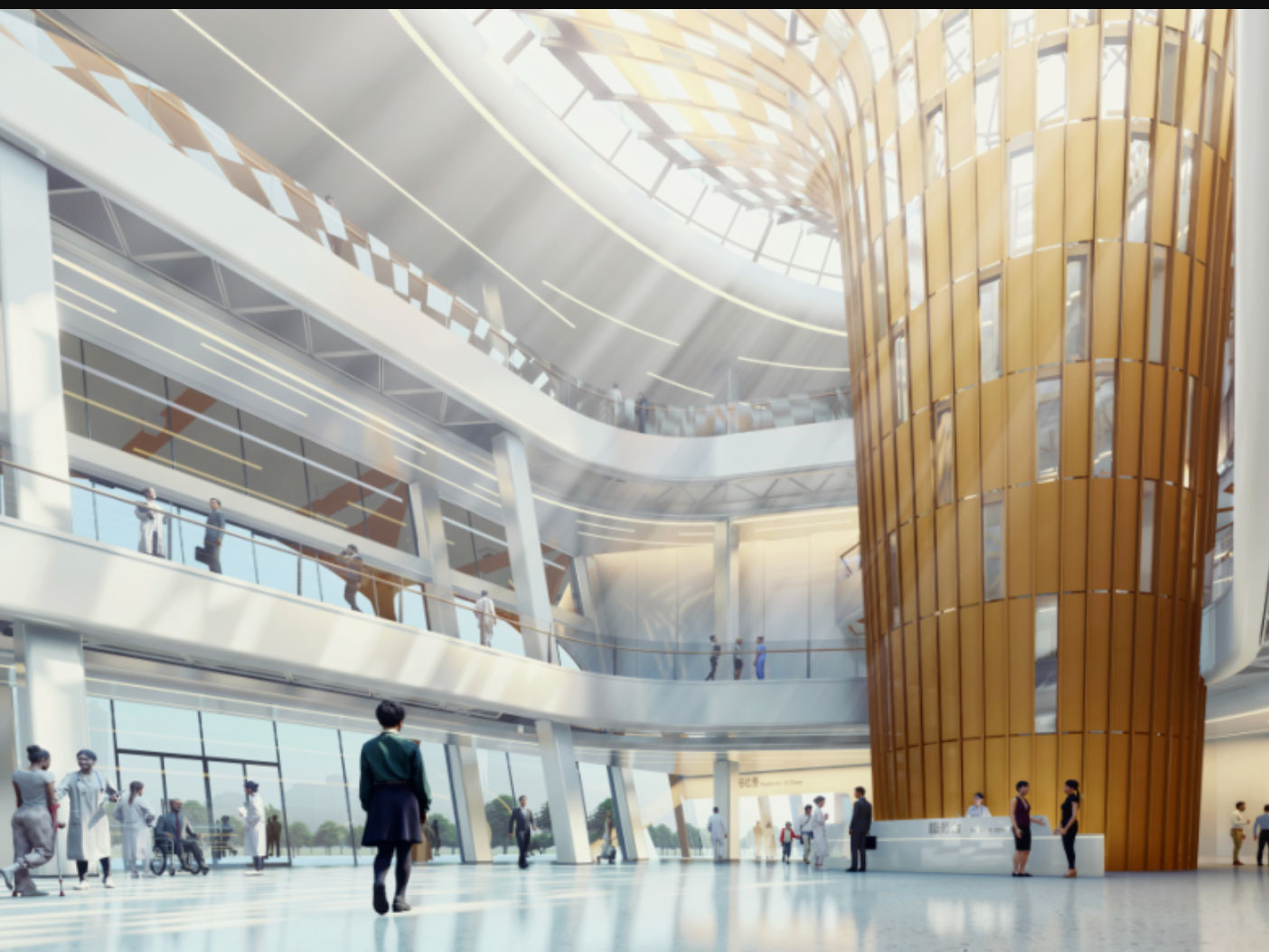 眉山天府新区第一人民医院：全钢结构高层医院的室内方案设计思路