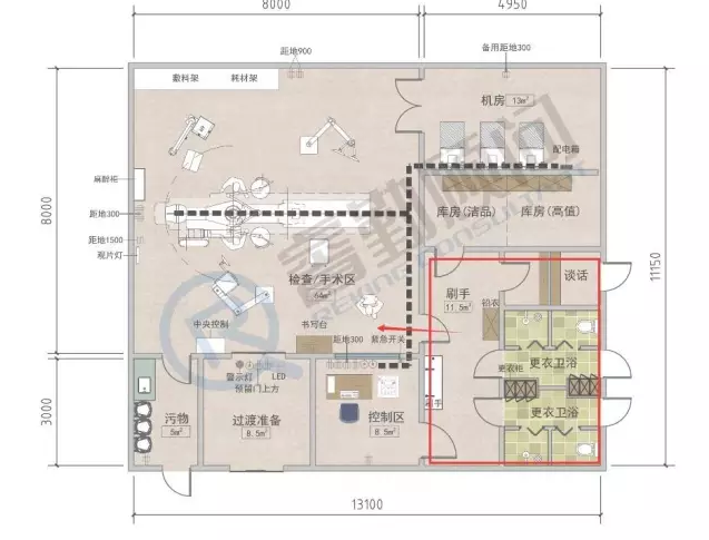 医疗功能房间详图|医技系列之血管造影dsa室