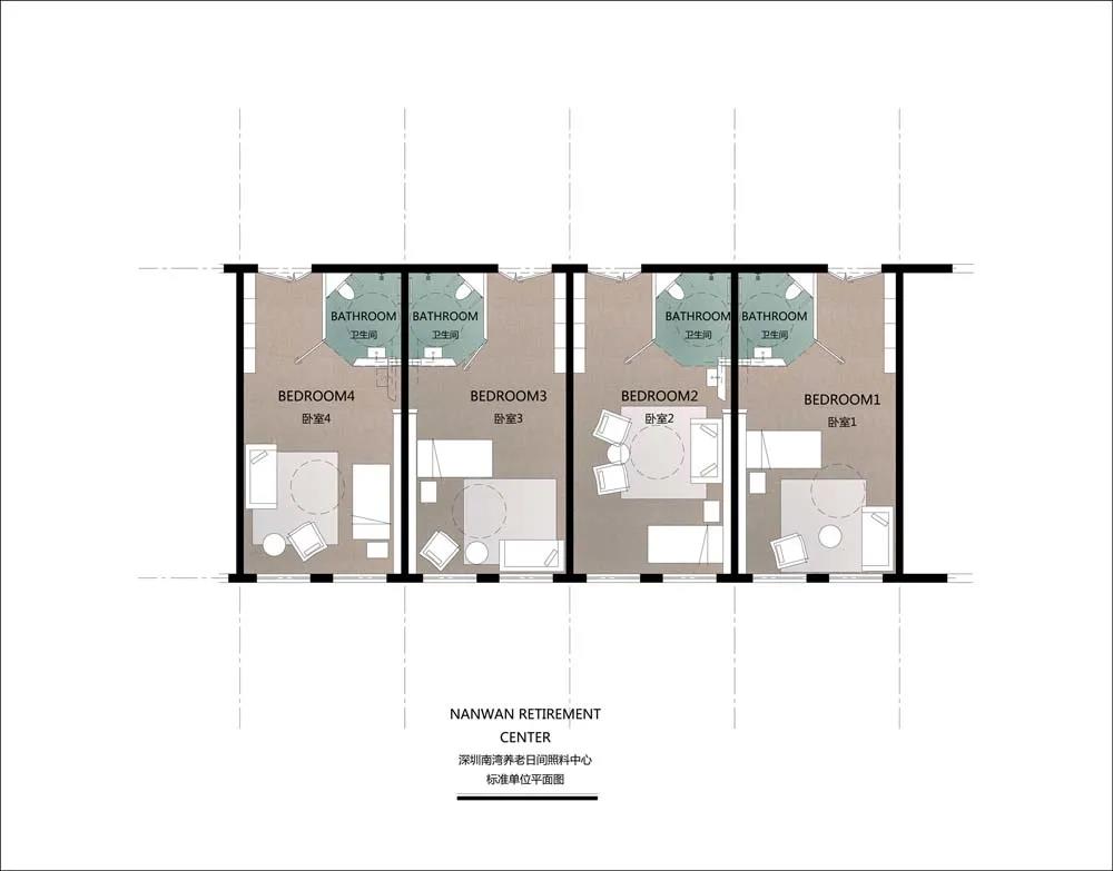 深圳市南湾老年人日间照料中心无处不在的适老细节设计