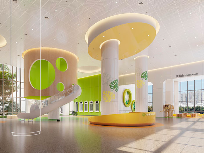 深圳市第二儿童医院｜将“甜甜圈”引入室内设计，为儿童打造趣味而严谨的理想游乐园