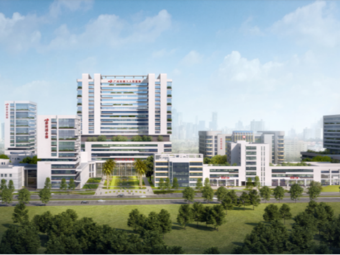 广州市第八人民医院三期项目：打造简洁且浑厚的现代建筑美学