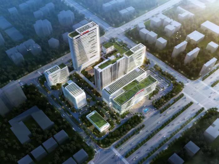 桂平市人民医院江北院区规划项目：梯田之美，构筑建筑之肌