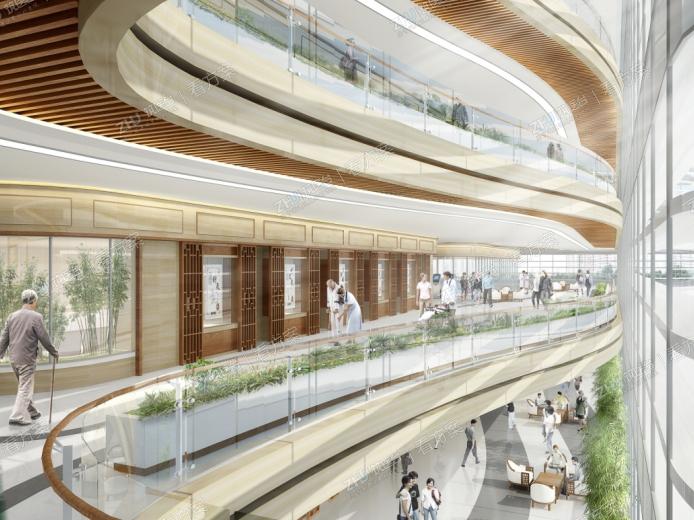 中医院门诊大厅效果图
