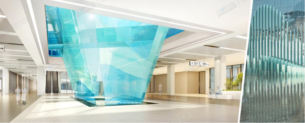 “生命之水”主题中庭
