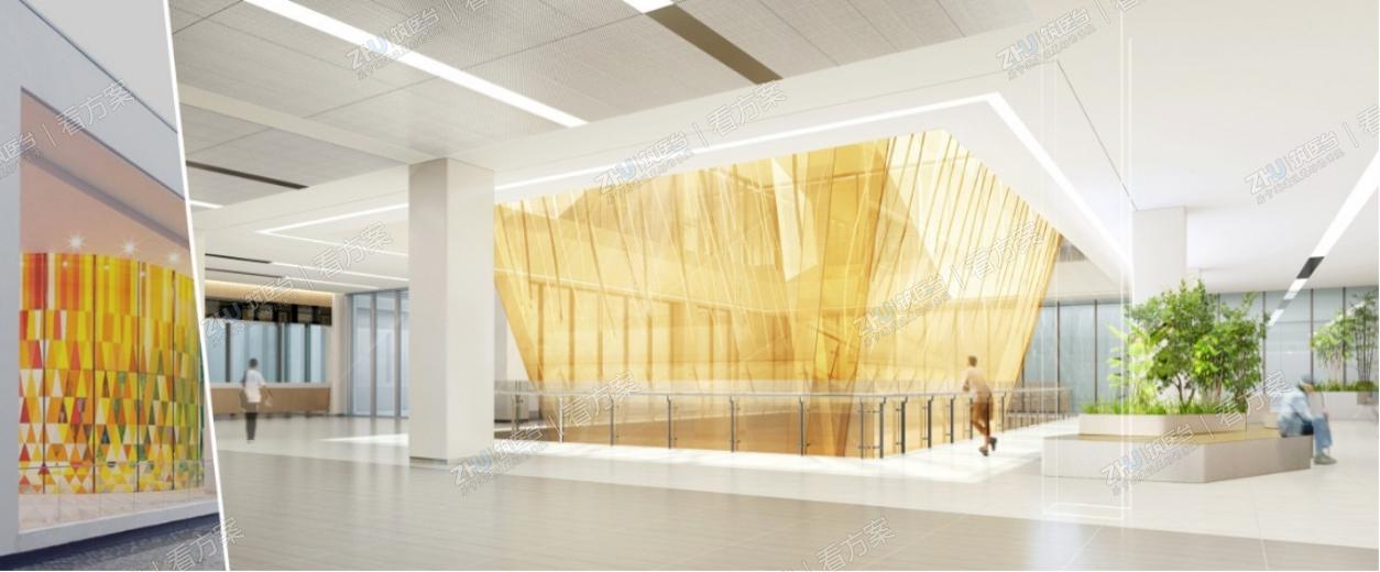 “生命之光”主题中庭
