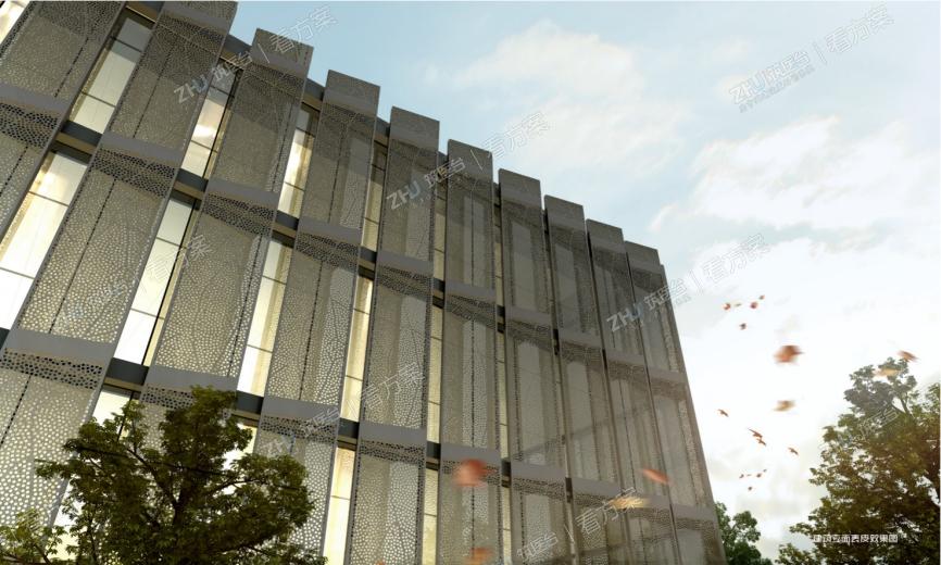 建筑立面表层效果图