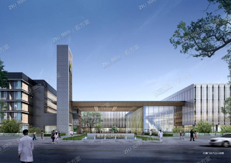 北侧门诊入口人视图