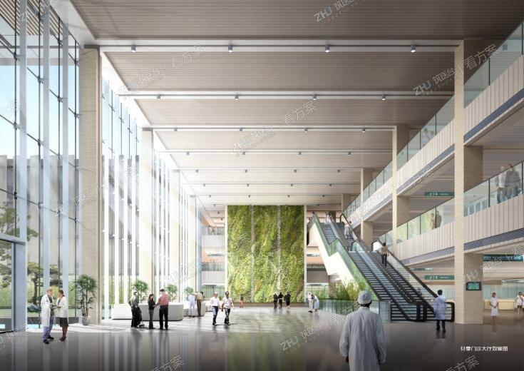 共享门诊大厅效果图