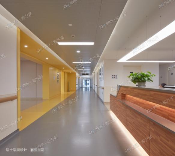 住院部走廊室内空间设计效果3