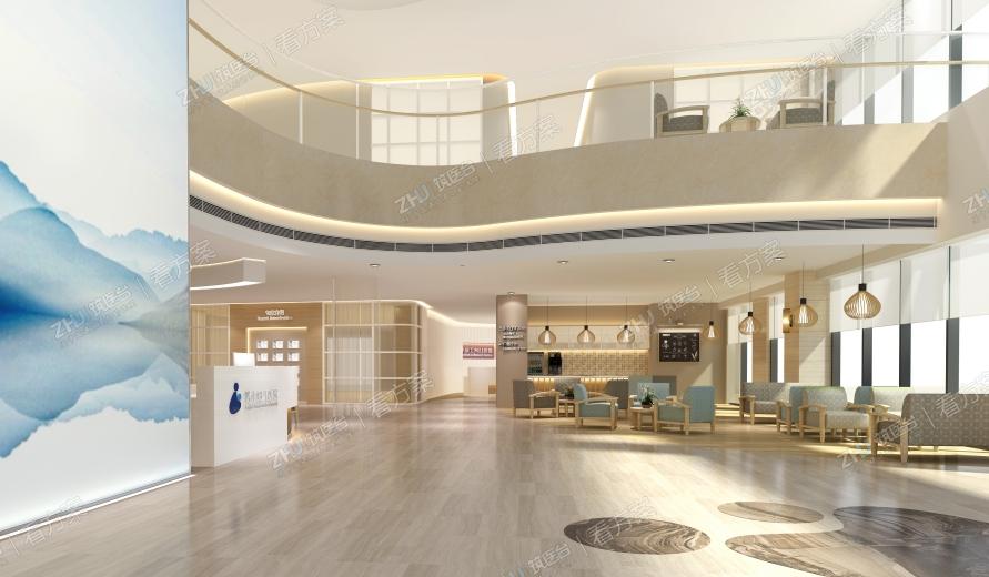 一层咖啡区
等候区设有咖啡区和钢琴演奏区，让患者感受不到医院的冰冷，体验的是人性化的服务，伴随着咖啡的香味和钢琴的音乐轻松就诊。