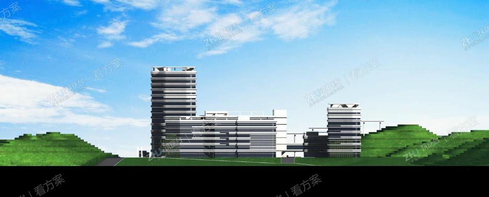 西立面效果图
