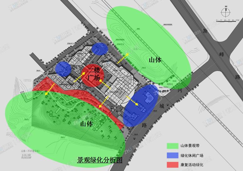 景观绿化分析图
