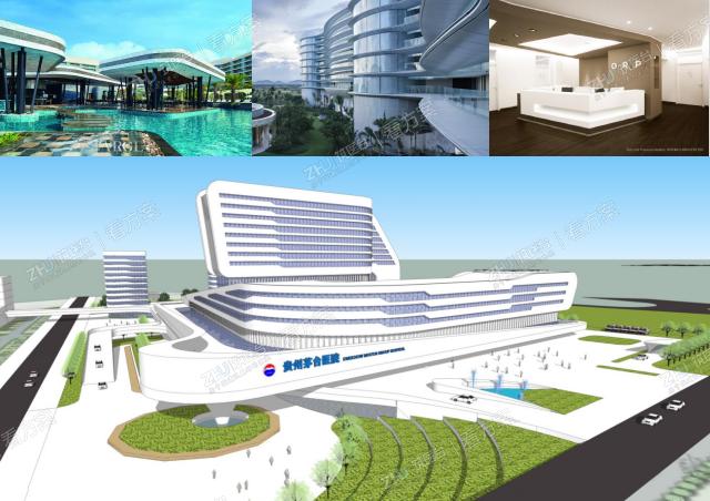 建筑形象
突破传统医院形象，打造“酒店式”医院建筑与服务环境