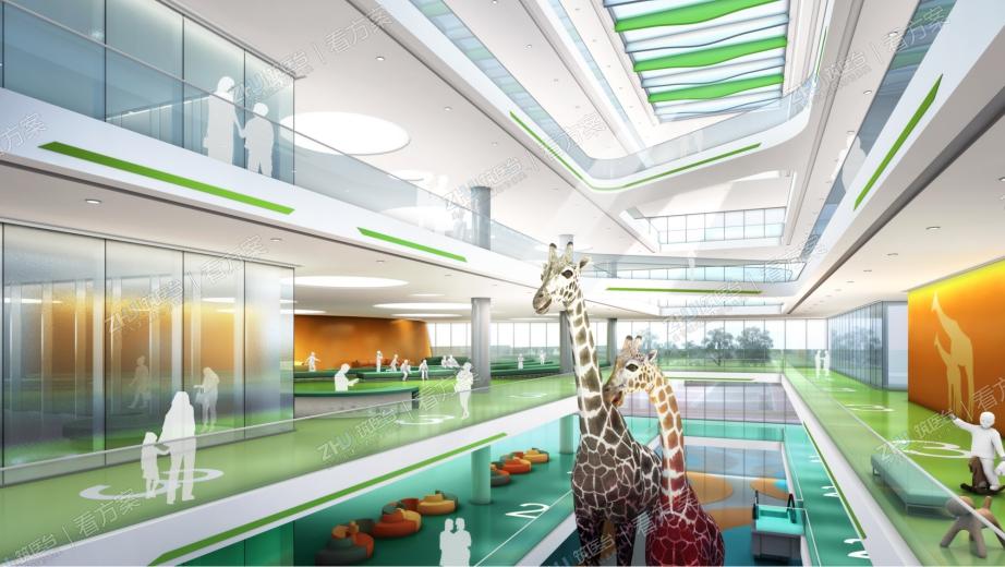 场地定制化设计
保留的红豆杉成为医疗主街南向延长线上重要的景观焦点。