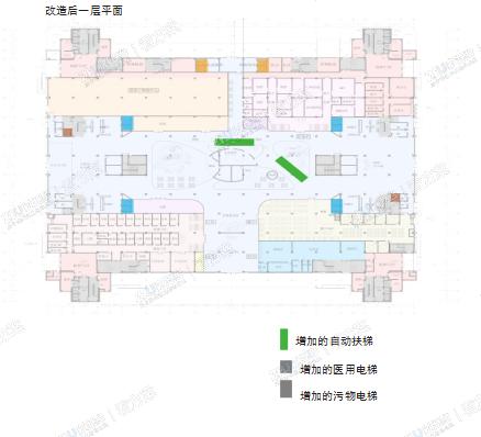 改造后一层平面图