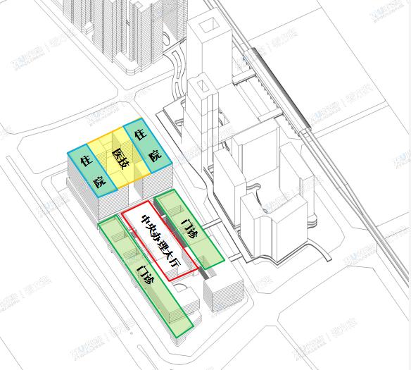 功能分区明确,缩短医疗流线，提高救治效率
