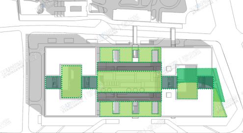 多层次、花园式疗愈环境

