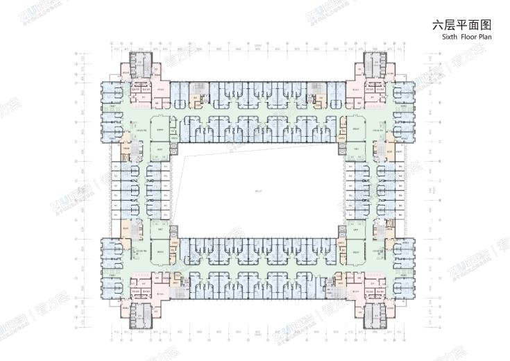 六层平面图