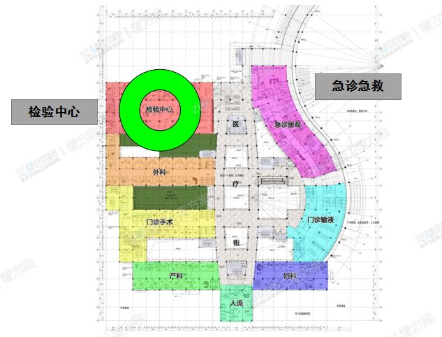 门诊医技二层平面