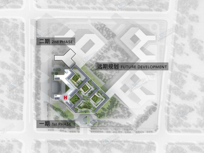 分期建设示意图