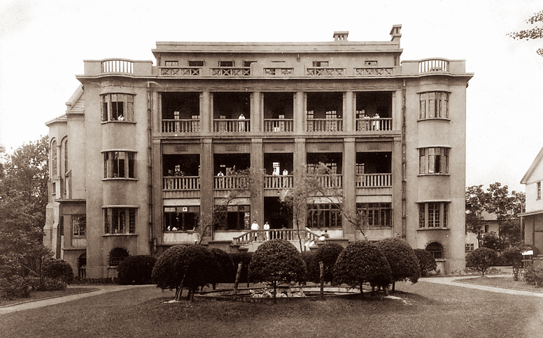 医院的10号楼已成为历史保护建筑。图为10号楼旧照