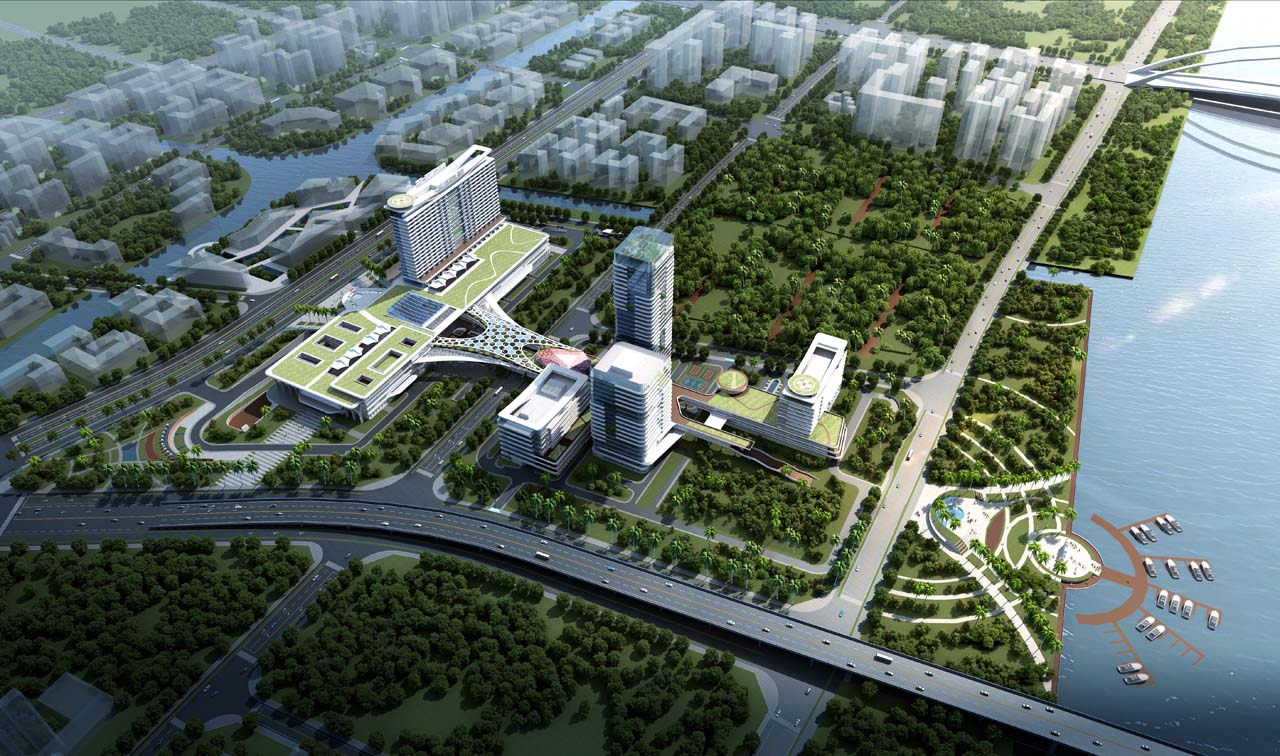 正在建设的中山大学附属第一（南沙）医院，预计2021年10月投入使用