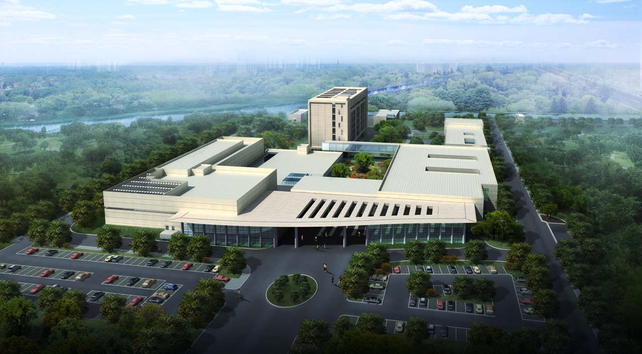 上海市质子重离子医院鸟瞰图