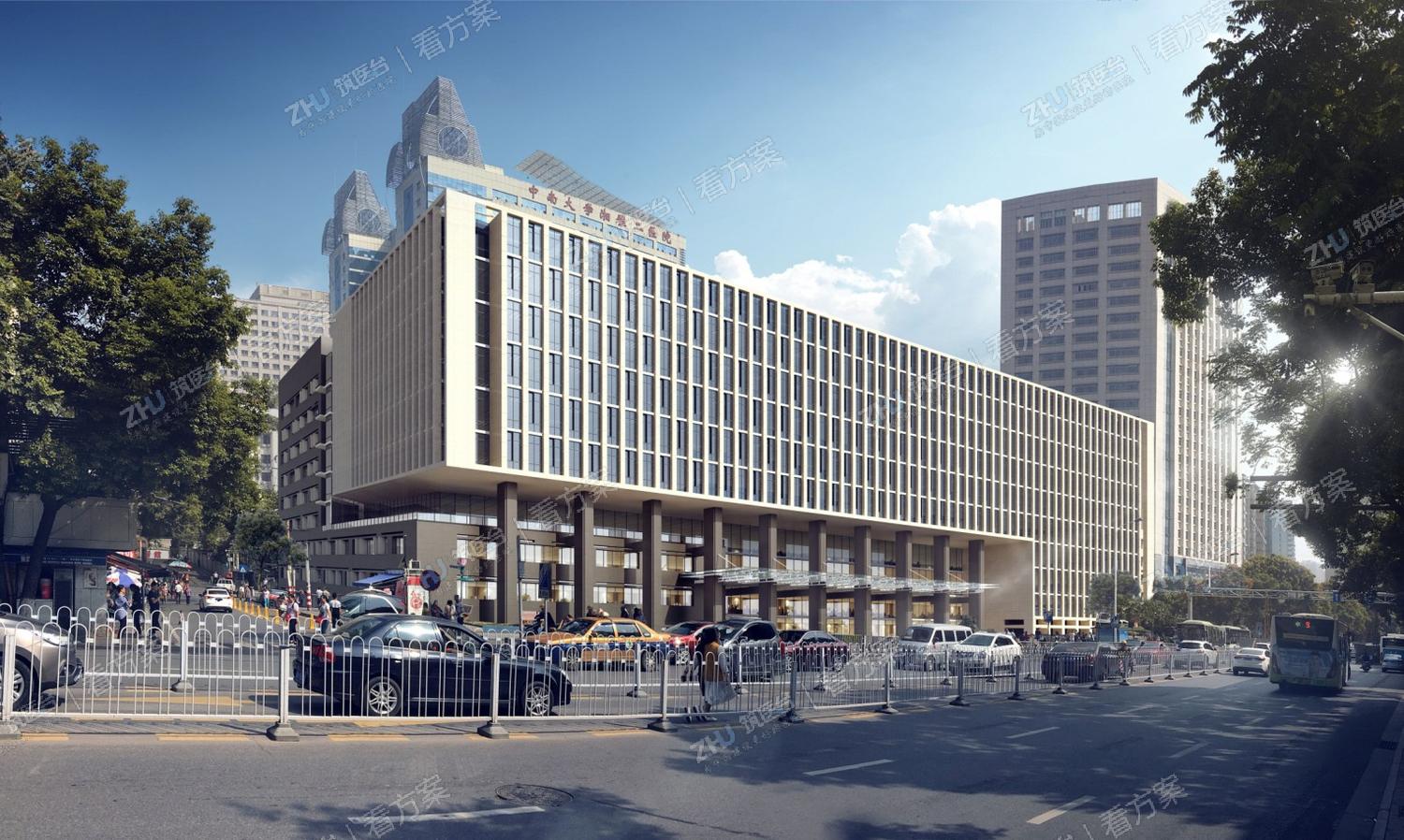 沿人民中路实景合成效果图
