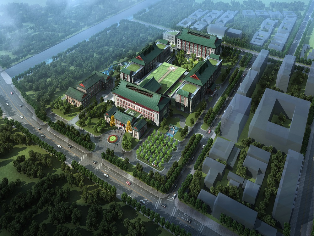 医院整体鸟瞰图