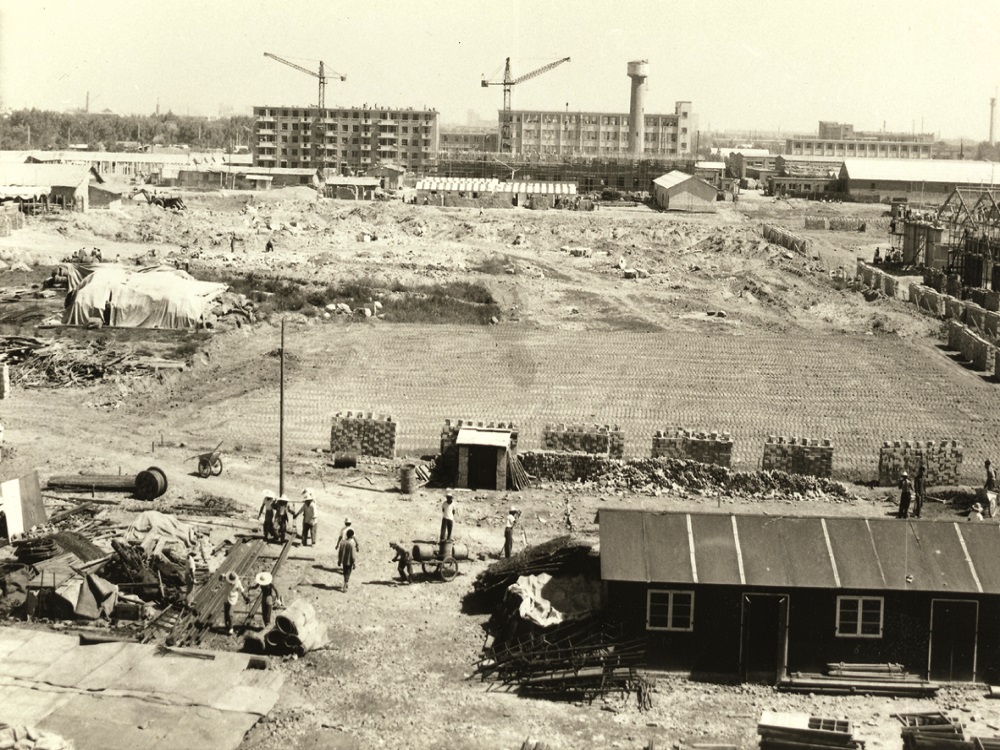 1973年肿瘤医院潘家园新址工地