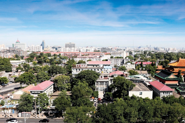 白塔寺院区全景图