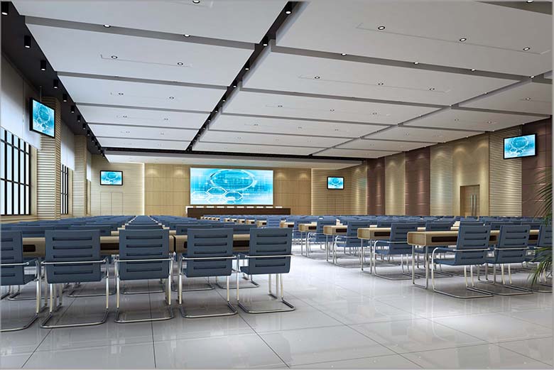 综合楼二层多功能厅效果图