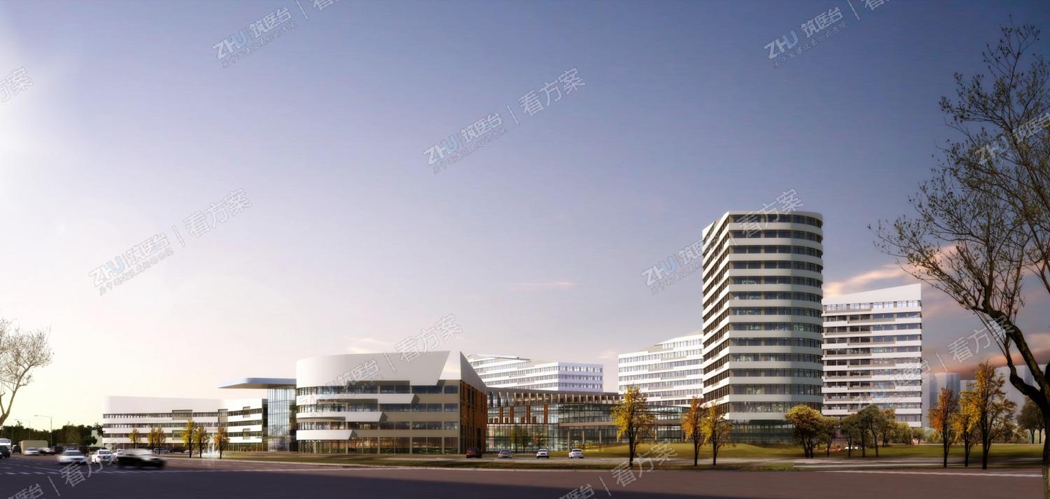 许昌市中心医院新院区正视图