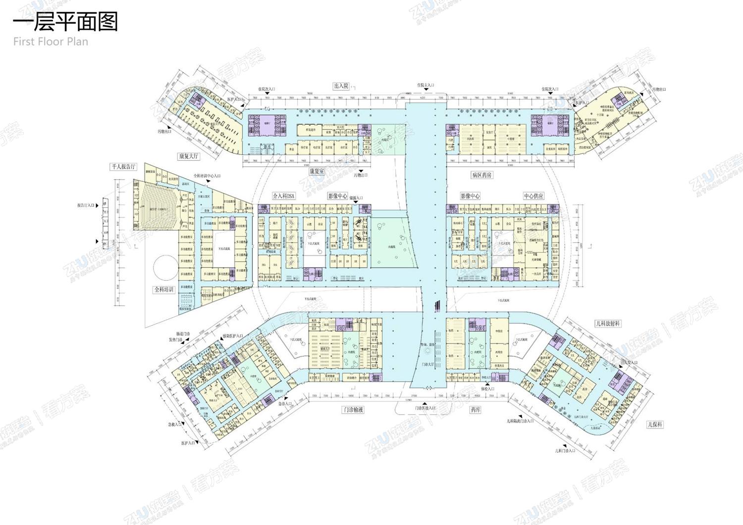 医院一层平面图