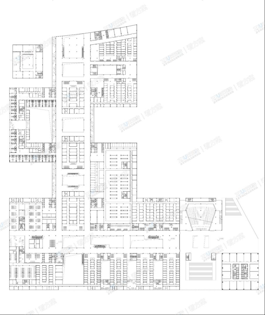 医院二层平面图
