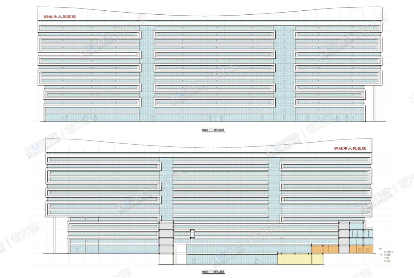 医疗综合楼立面图