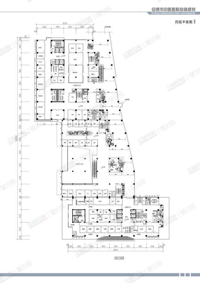 医院四层平面图