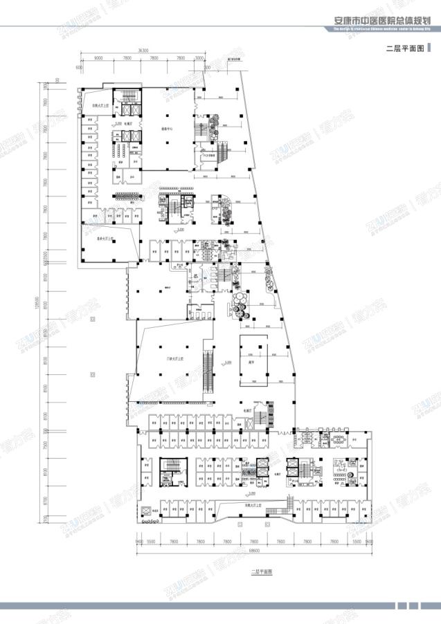 医院二层平面图