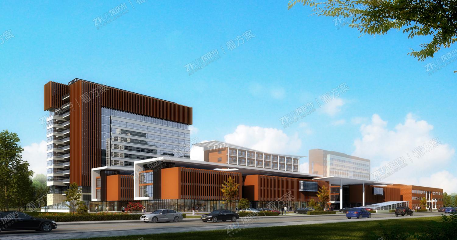 北京儿童医院顺义妇幼医院正视效果图