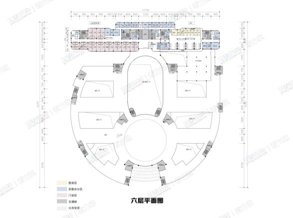 六层平面图