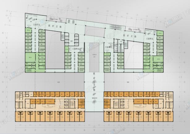 医院四层平面图