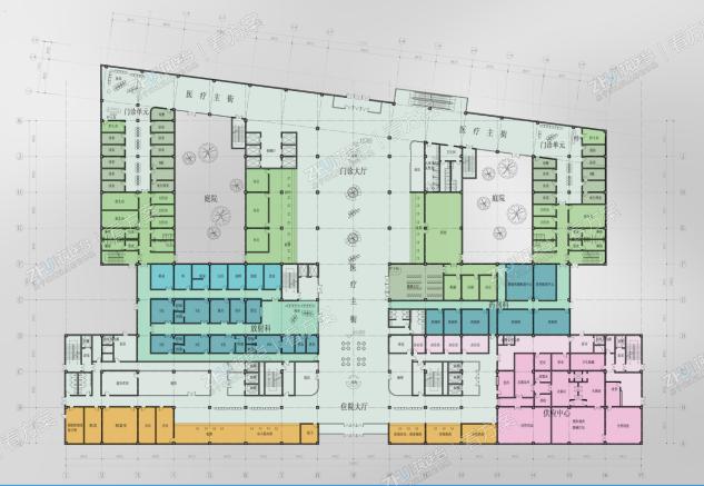 医院一层平面图
