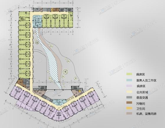 医院二层平面图

