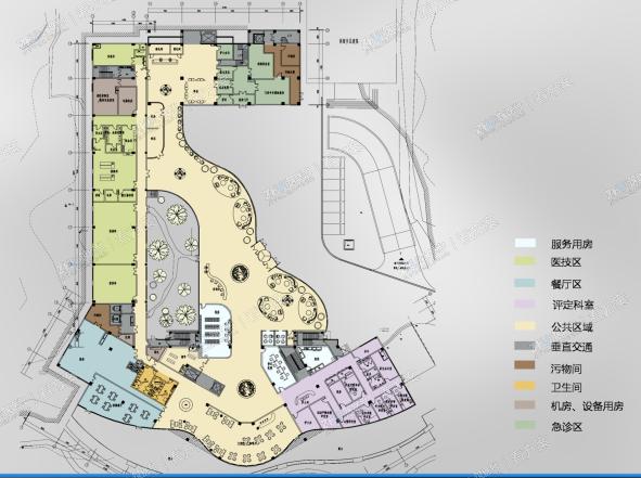 医院一层平面图