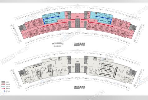 医院屋面层功能分析图
