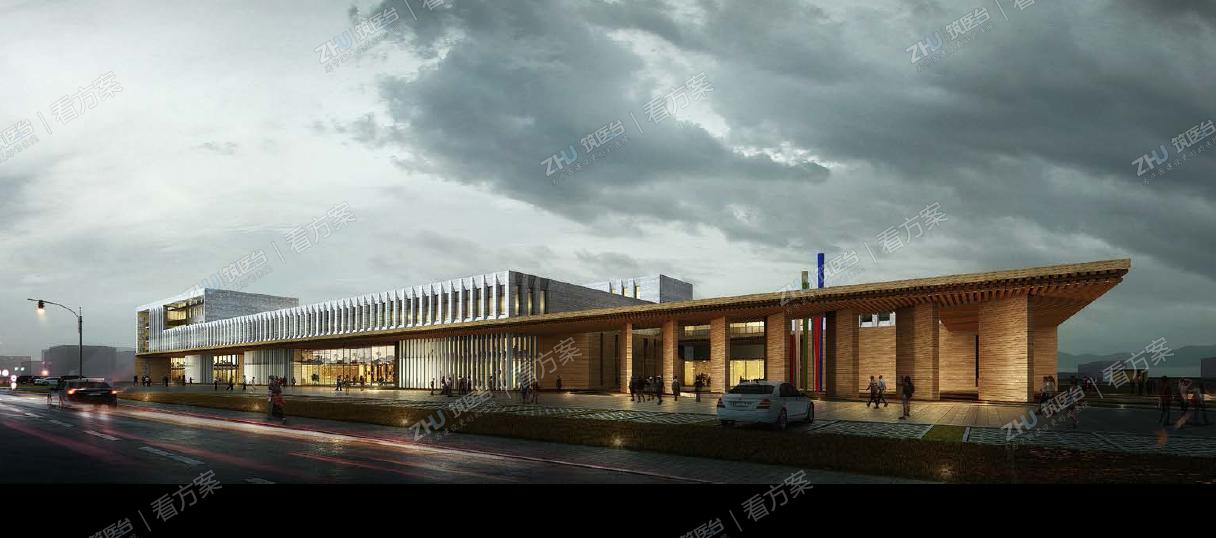 医院主入口效果图