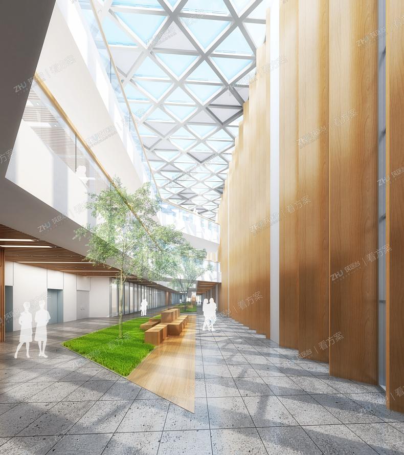 医院中庭效果图二