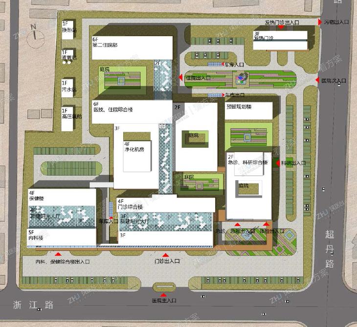 医院总平面图