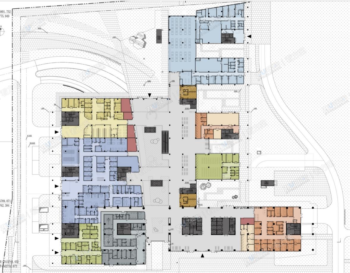 医院首层平面图
